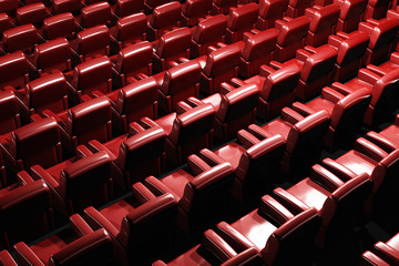 Cinema Auditorium Interior 3D render