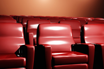 Cinema Auditorium Interior 3D render