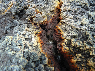 Lave, volcan Etna, Sicile