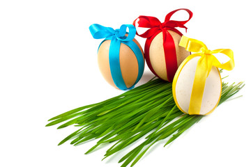 decorated easter eggs