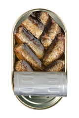 Tin with sprats