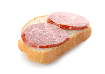 Sandwich with sausage