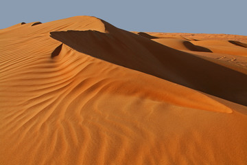 Oman, Dunas de arena en el desierto Wahiba Sands