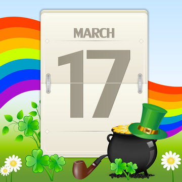 Saint Patrick's Day calendar