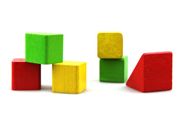 Wooden building blocks
