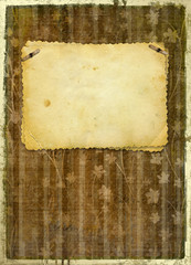 Grunge papers design in scrapbooking style with blank for text