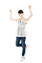 Obraz premium Beautiful young woman