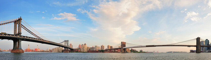 Fototapeta na wymiar Nowy Jork Mosty