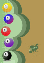 Billiard background