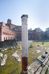 Ruins in Rome, Italy.