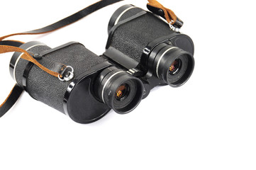 Pair of black binoculars