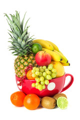 Big cup various fruit