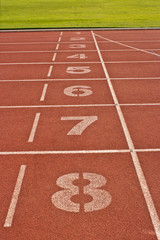 Fototapeta premium Running track