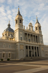 Cathedral church of Almudena in Madrid, Spain