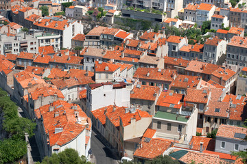 Roofs marselya.Vid top