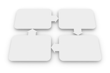 Blank diagram of relationships