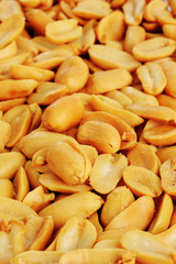 roasted and salted peanuts background