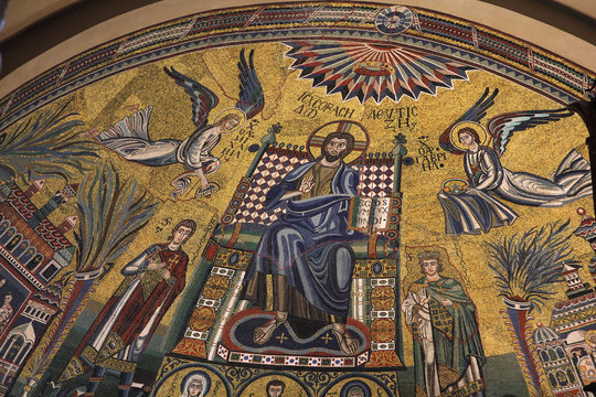 Jesus Christ mosaic - Basilica San Ambrosio, Milan