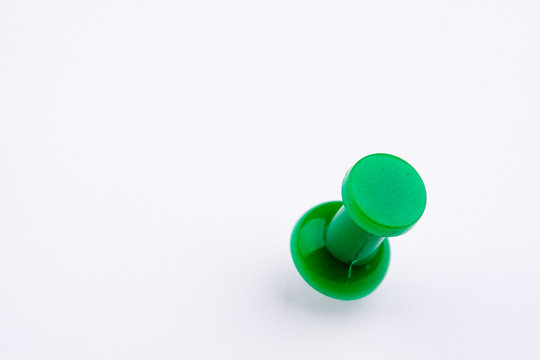 Green Push Pin