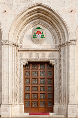 Frontdoor of Vicenza's cathedral