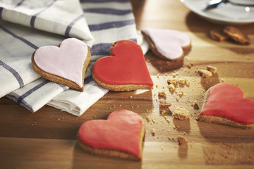 heart cookies