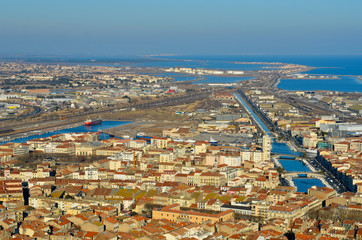 Obraz premium La ville de Sète