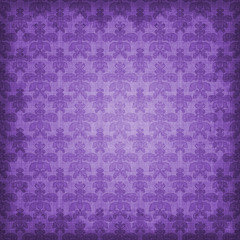 Shaded Purple Damask Background