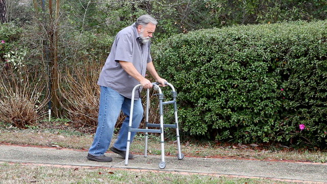 Man With Walker