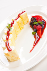 sweet pancakes with cottage cheese