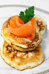 Russian traditional pancakes