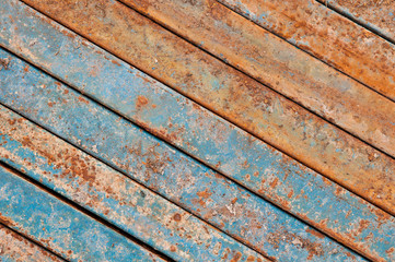 abstract background   of rust on metal surface