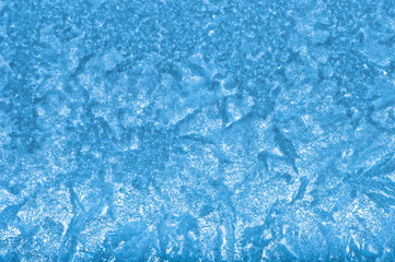 icy pattern on glass