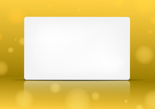 Empty paper card for your text - vector file