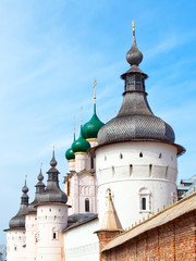 Fototapeta na wymiar Kremlin wall. Rostov the Great