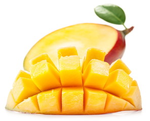 Mango with slices