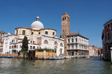 Fototapeta na wymiar San Geremia is a church in Venice