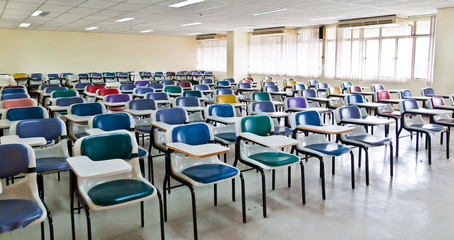 Multi colored chairs