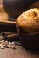 Coffee and cinnamon muffins