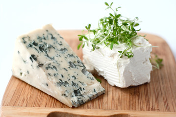 Blue cheese and feta