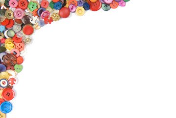 Collection of different buttons.