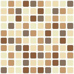 Mosaic seamless chocolate background