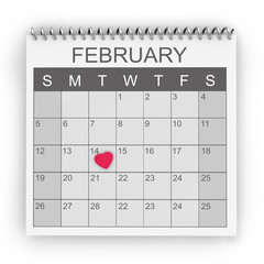 Valentine's Day Calendar
