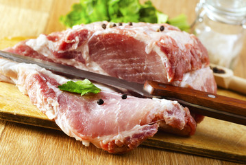 raw meat