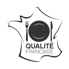 vecteur, carte de france et produit local