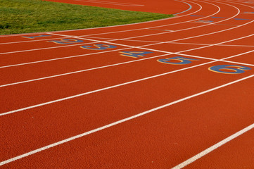 Fototapeta premium Running Track Background