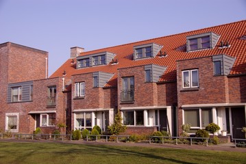 Fototapeta na wymiar Nowoczesne domy architektura w Holandii
