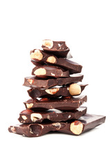 chocolate bar with nuts