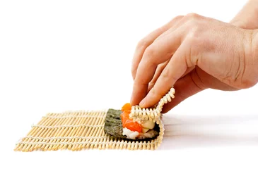 Fototapeten rolling sushi maki © ultrapro