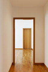 beautiful interior of new house, corridor