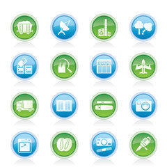 Business and industry icons - Vector Icon set